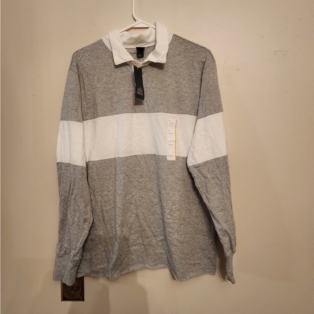 Mens wild fable long sleeve polo size small New with tags